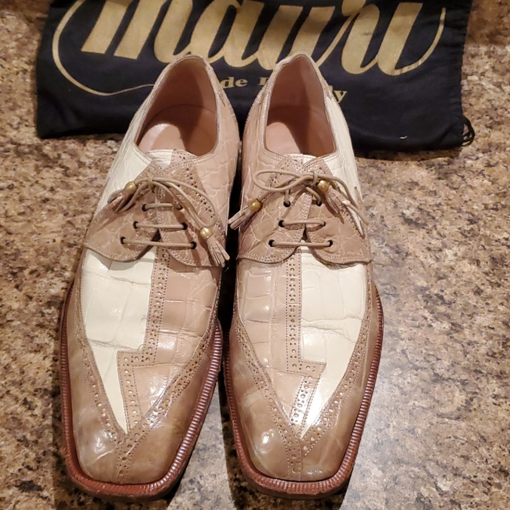 Men Mauri Alligator 10M Dress Shoes